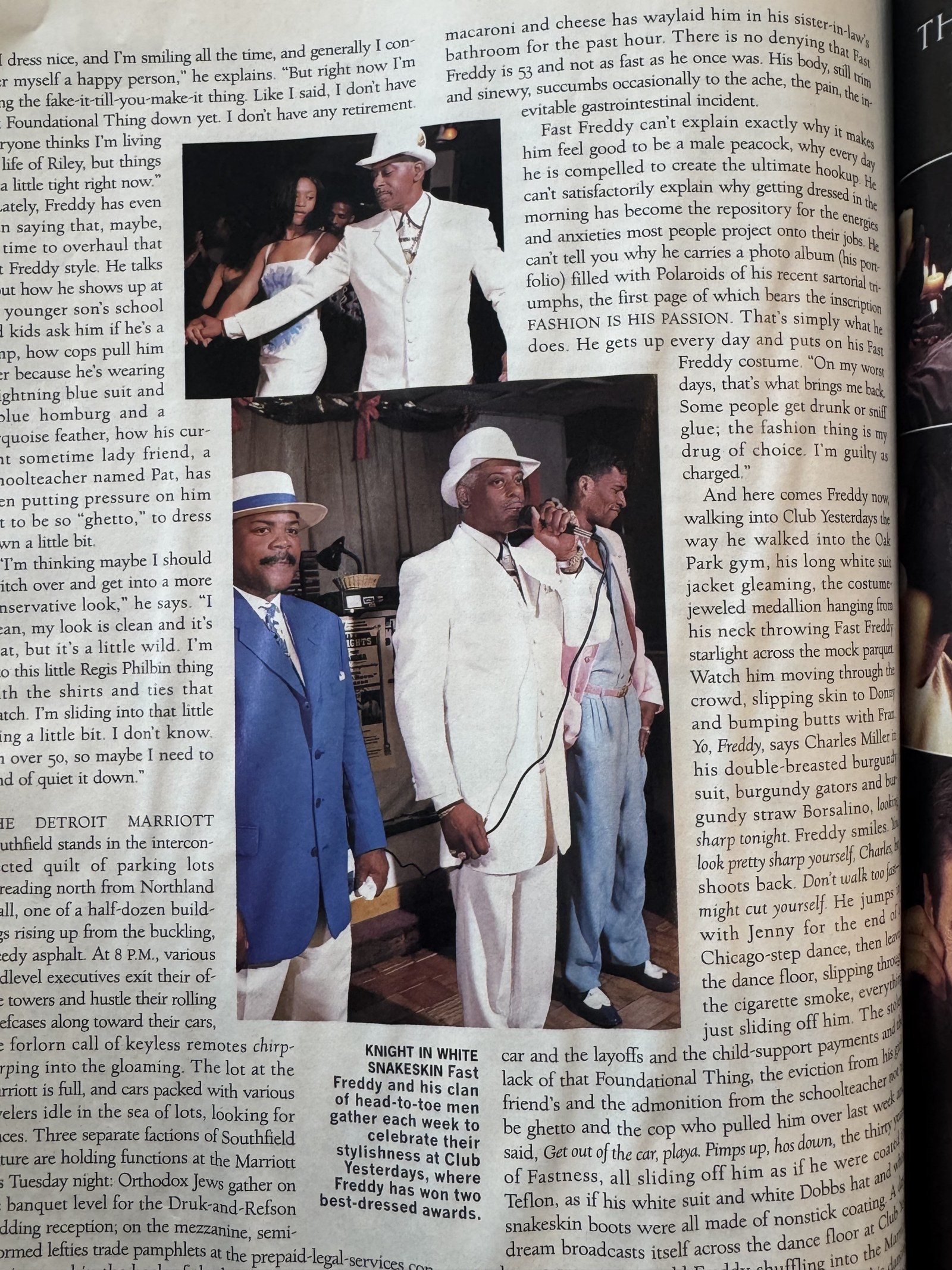GQ feature continued — Fast Freddy fashion spread