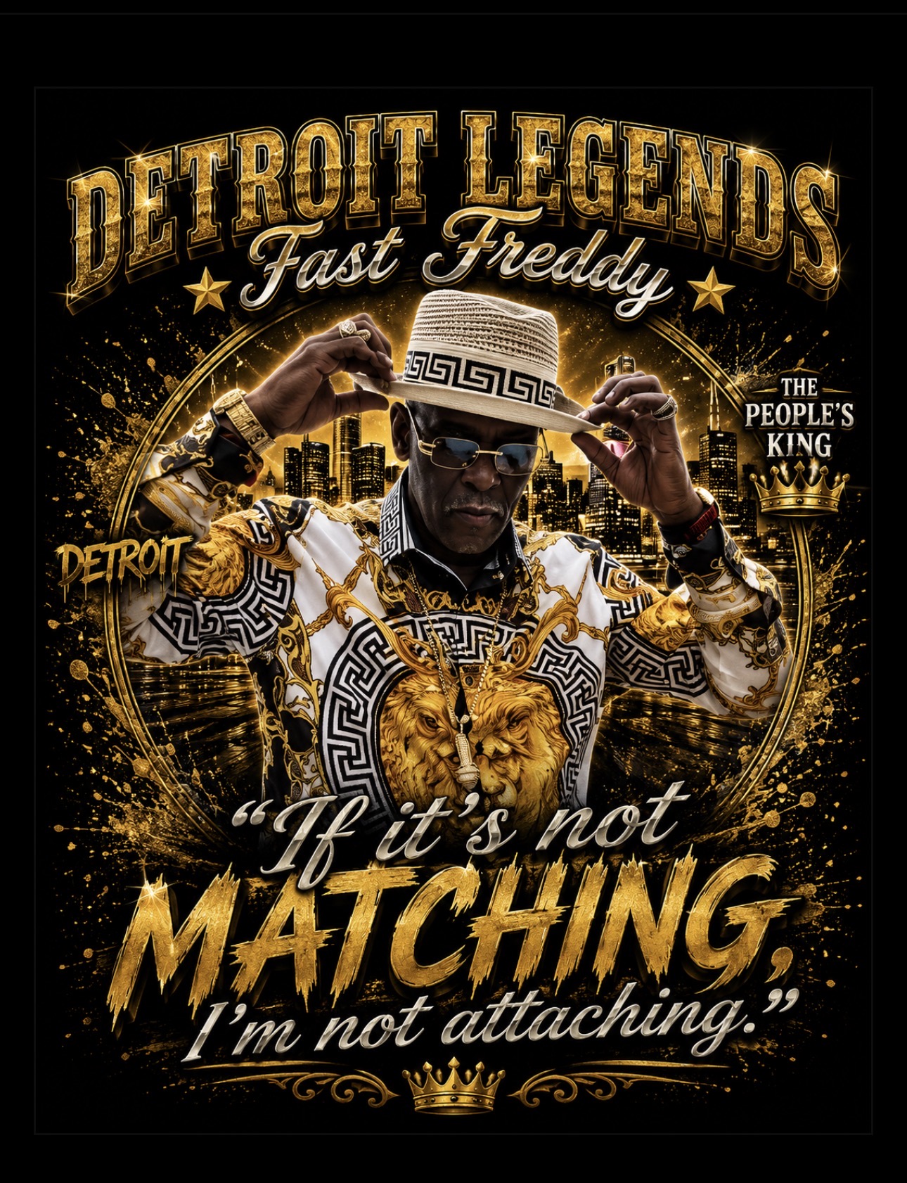 "The People's King" Detroit Legends Tee