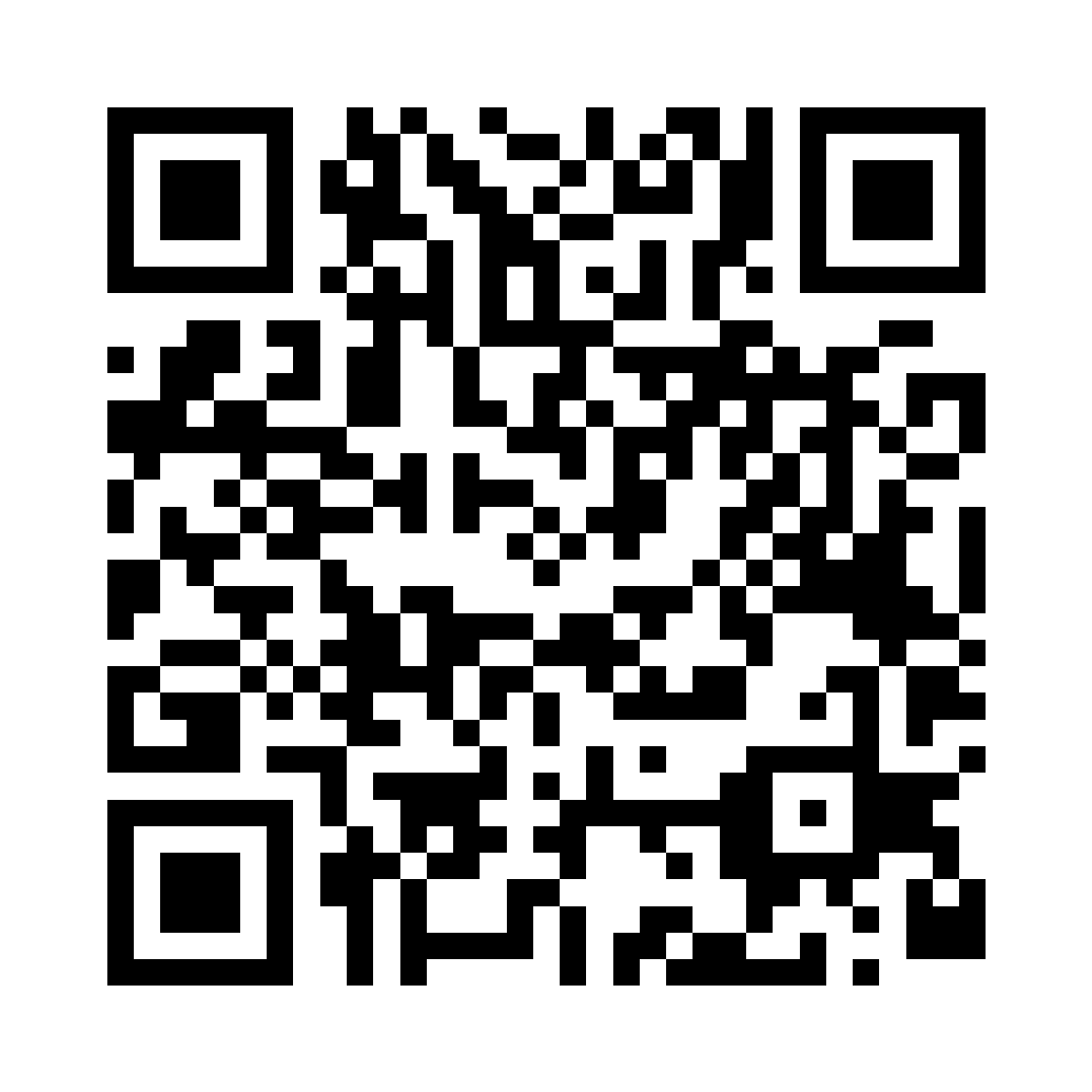 QR code that opens FastFreddyExperience.com when scanned with a phone camera